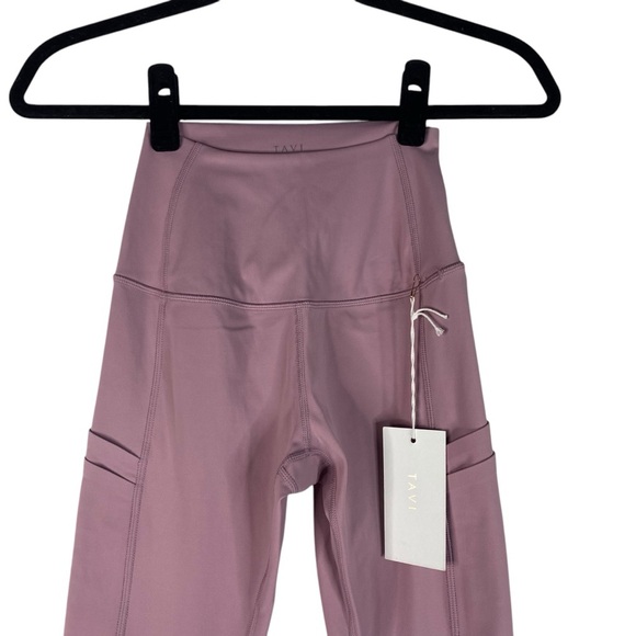 NEW Tavi Stash & Dash 7/8 Tights Leggings XS Wisteria C07024WYS NWT - Picture 3 of 10